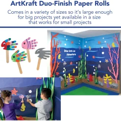 Dual Surface Paper Roll - Orange