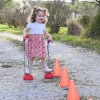 Durable 9" Plastic Traffic Cones | Set of 4 for Early Childhood Indoor & Outdoor Play