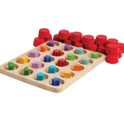 3D Wooden Memory Game | Engaging Shape Matching Set