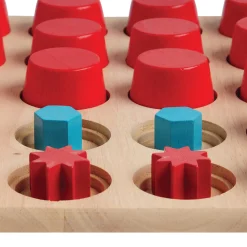 3D Wooden Memory Game | Engaging Shape Matching Set