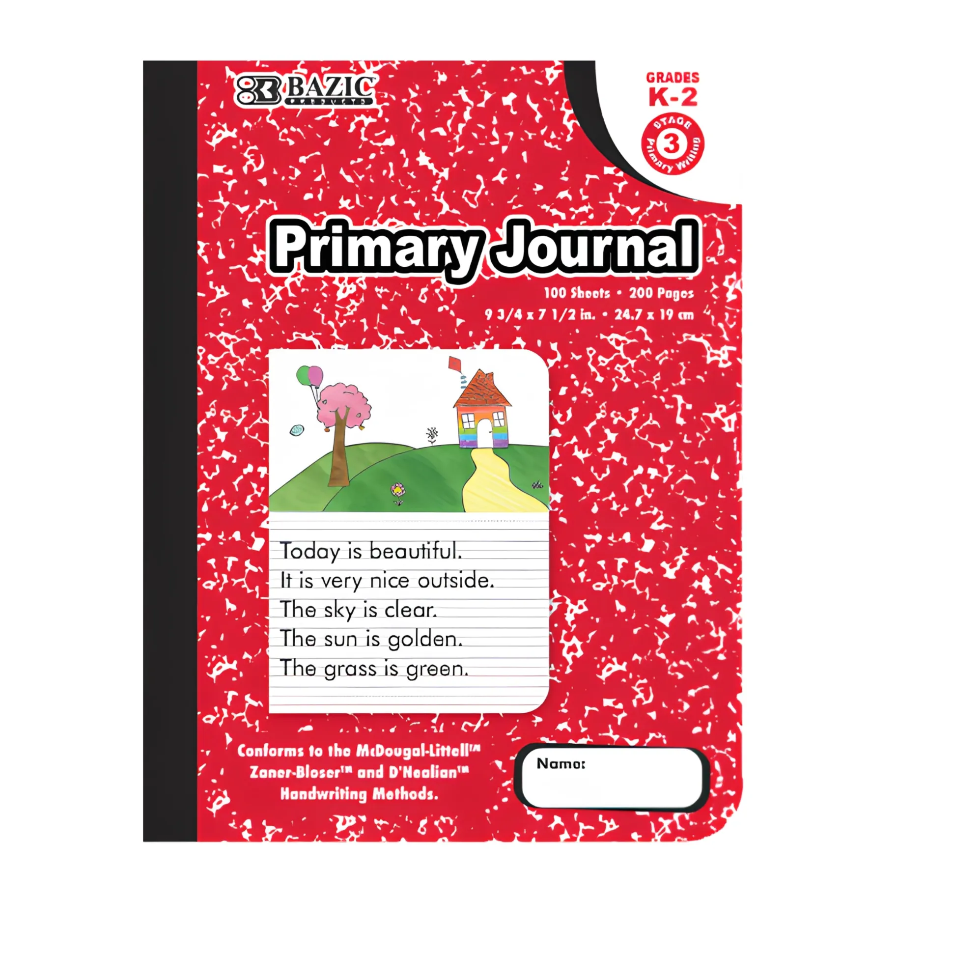 Early Learning Picture Story Notebook 9.75" x 7.5" - 100 Sheets