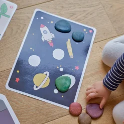 Earth Tone Counting Stones