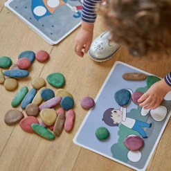 Earth Tone Counting Stones