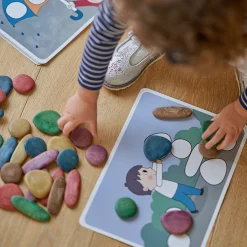 Earth Tone Counting Stones