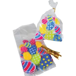 Easter Egg Cello Bags for Kids – 12 Pack Treat & Classroom Favor Bags