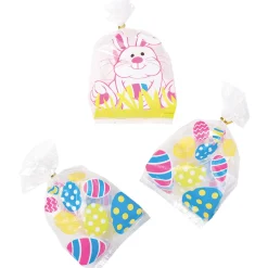 Easter Egg Cello Bags for Kids – 12 Pack Treat & Classroom Favor Bags