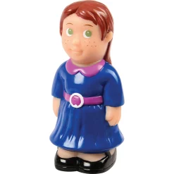 Easy Grip Caucasian Family Figures | 4-Piece Set for Block & Pretend Play