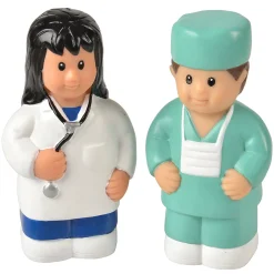 Easy Grip Community Figures 8-Piece Set | 5-Inch Toddler Pretend Play Dolls