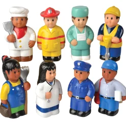 Easy Grip Community Figures 8-Piece Set | 5-Inch Toddler Pretend Play Dolls