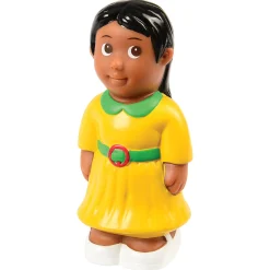 Easy Grip Hispanic Family Figures | 4-Piece Set for Block & Pretend Play