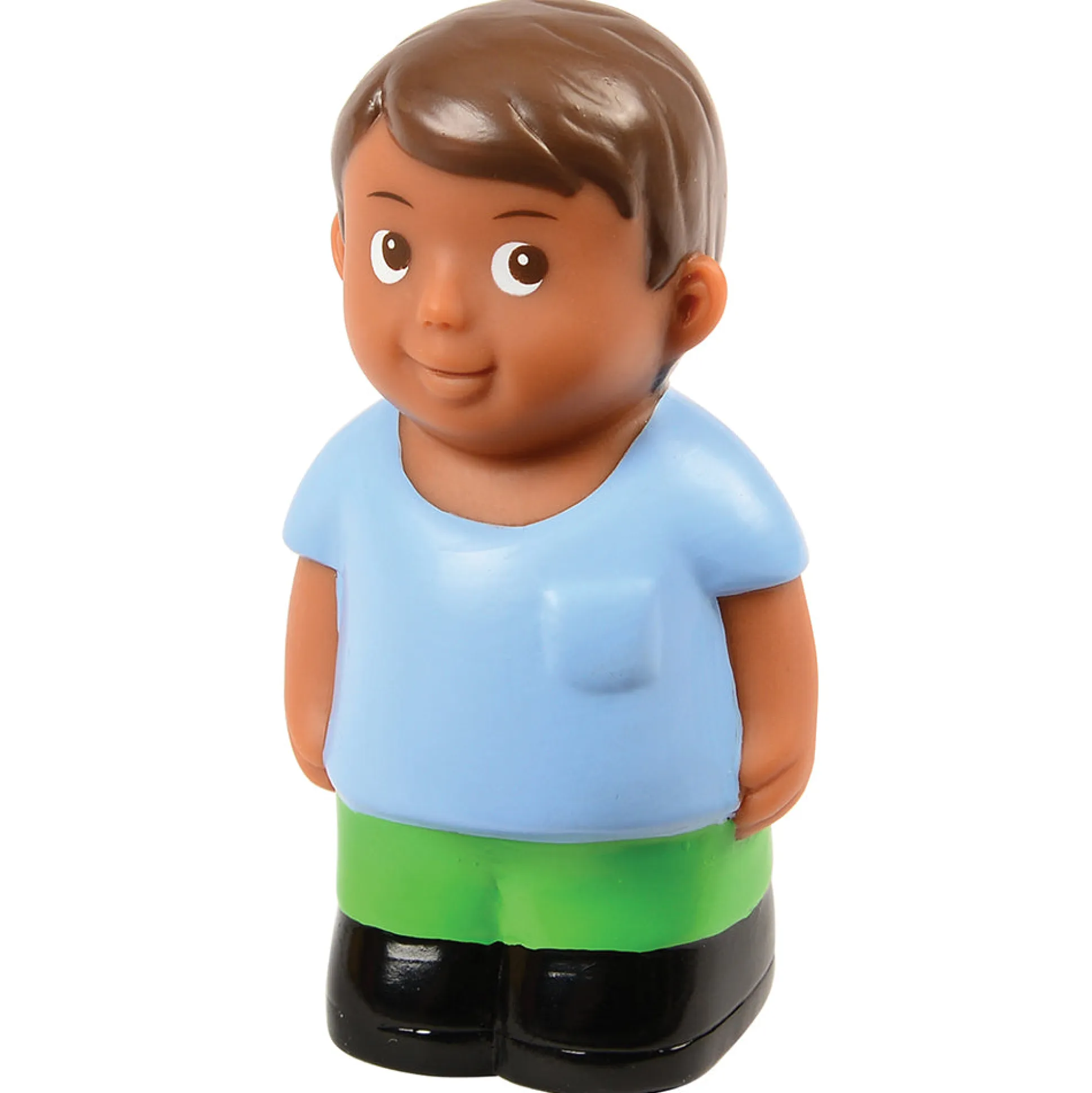 Easy Grip Hispanic Family Figures | 4-Piece Set for Block & Pretend Play