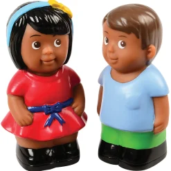 Easy Grip Hispanic Family Figures | 4-Piece Set for Block & Pretend Play