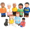 Easy Grip Multicultural Friends & Family Play Figures | 10 Piece Set