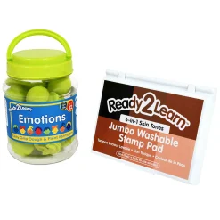 Easy Grip Stampers with Emotional Facial Expressions