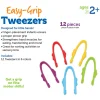 Easy Grip Tweezers | 12 Fine Motor Tools for Sorting, Counting & Sensory Play