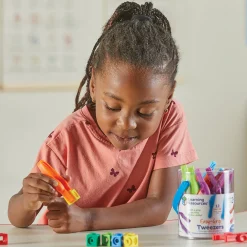 Easy Grip Tweezers | 12 Fine Motor Tools for Sorting, Counting & Sensory Play