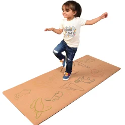 Eco-Friendly Bunny Cork Yoga Mat | Antimicrobial & Biodegradable
