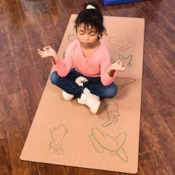 Eco-Friendly Bunny Cork Yoga Mat | Antimicrobial & Biodegradable
