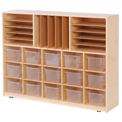Eco-Friendly Deep Multi-Function Tall Storage Unit