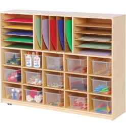 Eco-Friendly Deep Multi-Function Tall Storage Unit