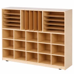Eco-Friendly Deep Multi-Function Tall Storage Unit