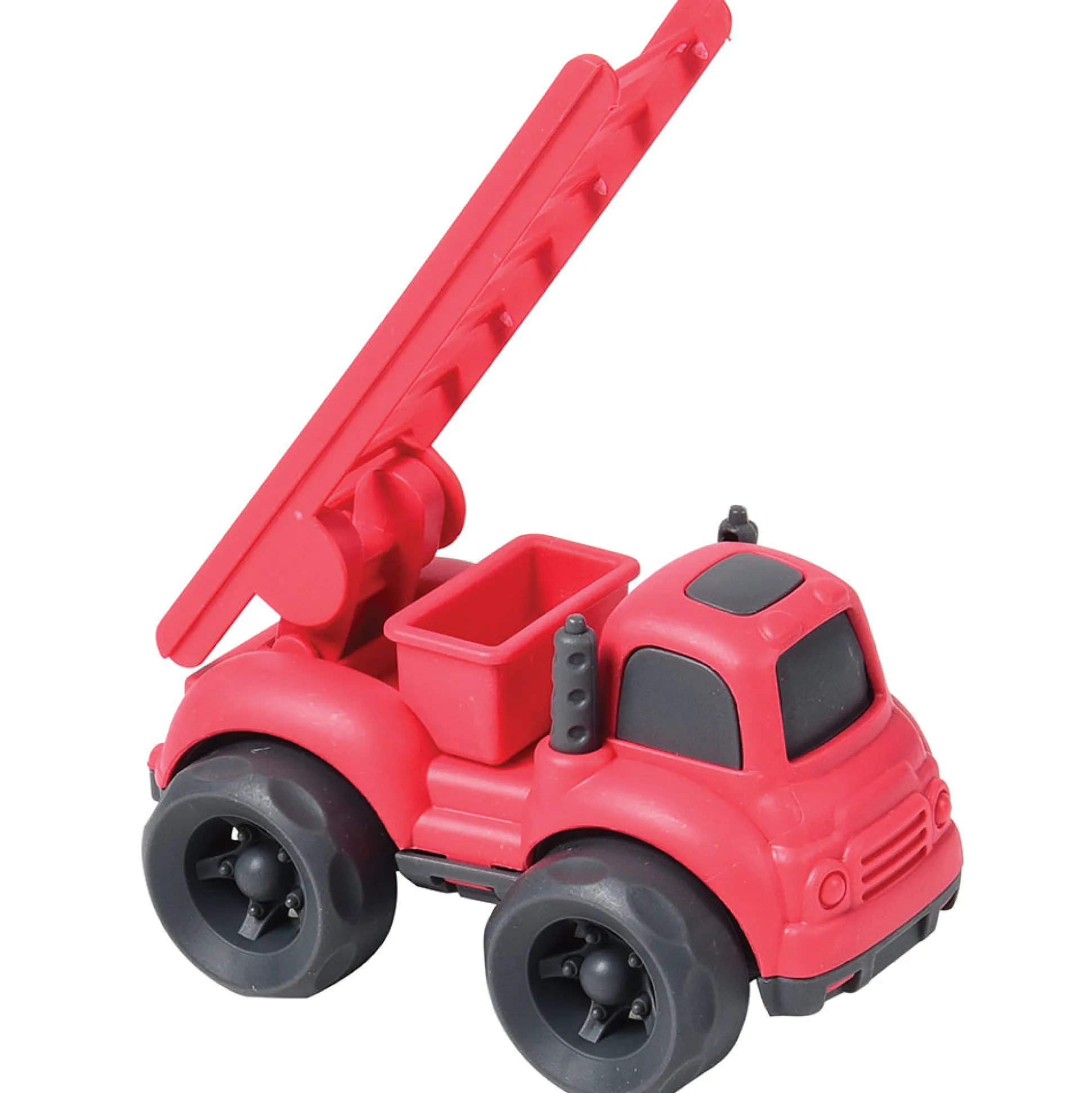 Eco-Friendly Fire Trucks | 4-Piece Compostable Vehicle Set