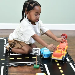 Eco-Friendly Front Loader Toy | 9-Inch Wheat Straw Construction Vehicle