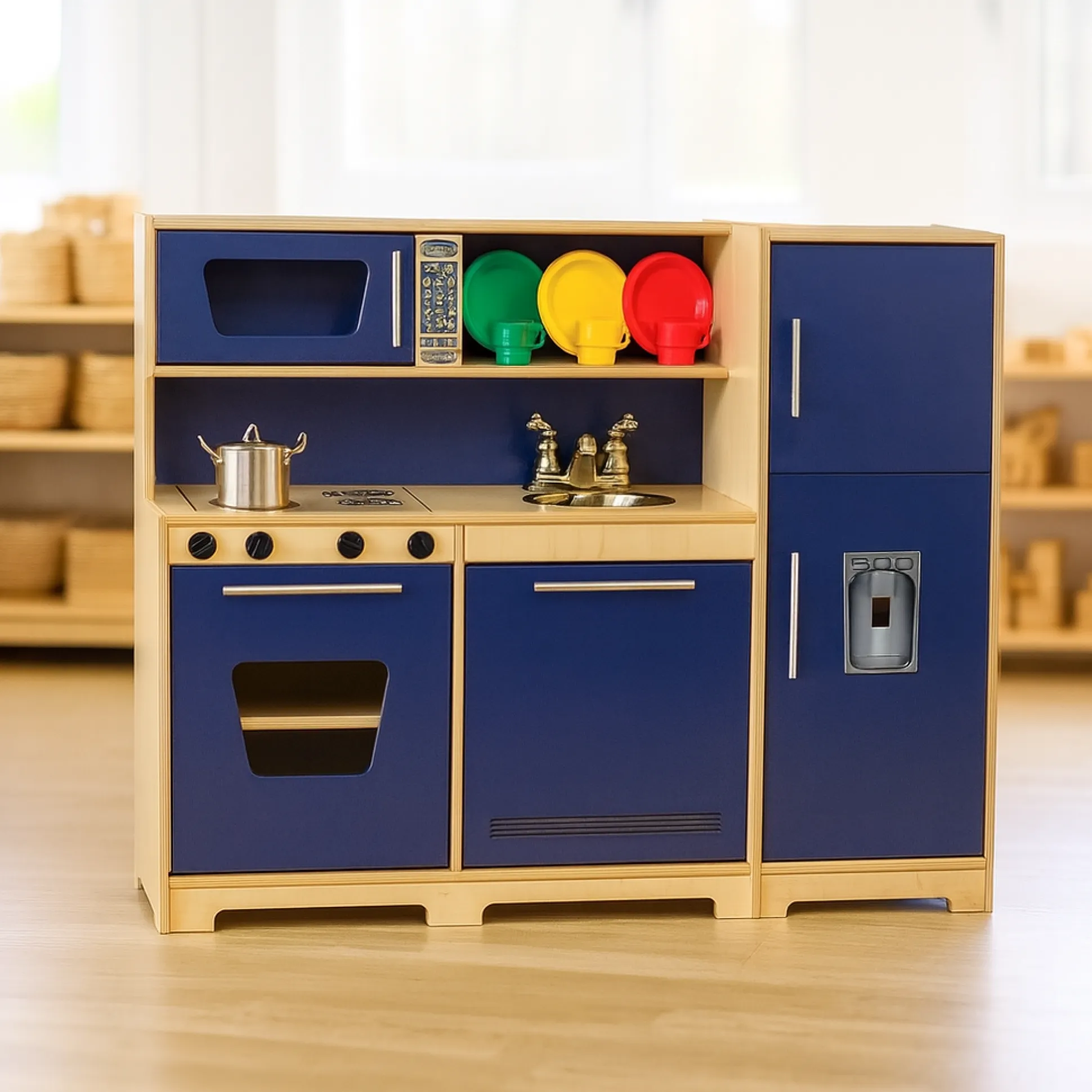 Eco-Friendly Monaco Combo Toy Kitchen Playset