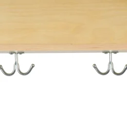 Eco-Friendly Wall Mount Cubbie Unit with Coat Hooks & Storage