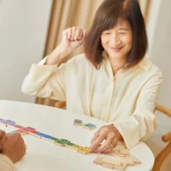 Eco-Friendly Wooden Emotion Dominoes