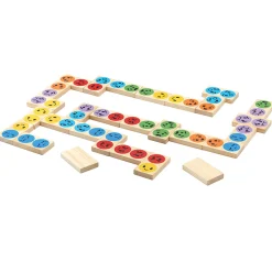 Eco-Friendly Wooden Emotion Dominoes