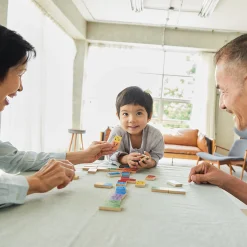 Eco-Friendly Wooden Emotion Dominoes