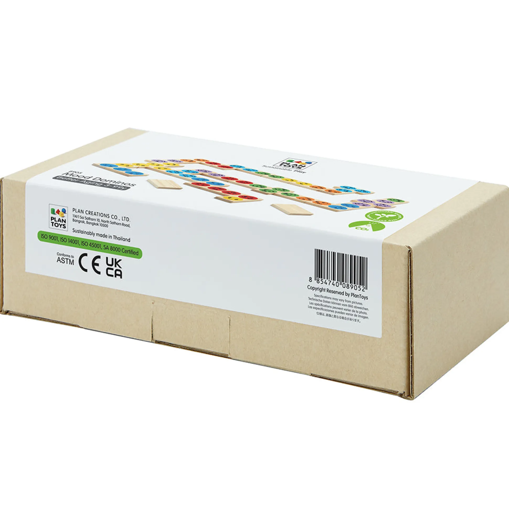 Eco-Friendly Wooden Emotion Dominoes