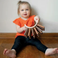 Eco-Friendly Wooden Jiggle Sticks | Sensory Play for Ages 12 Months+