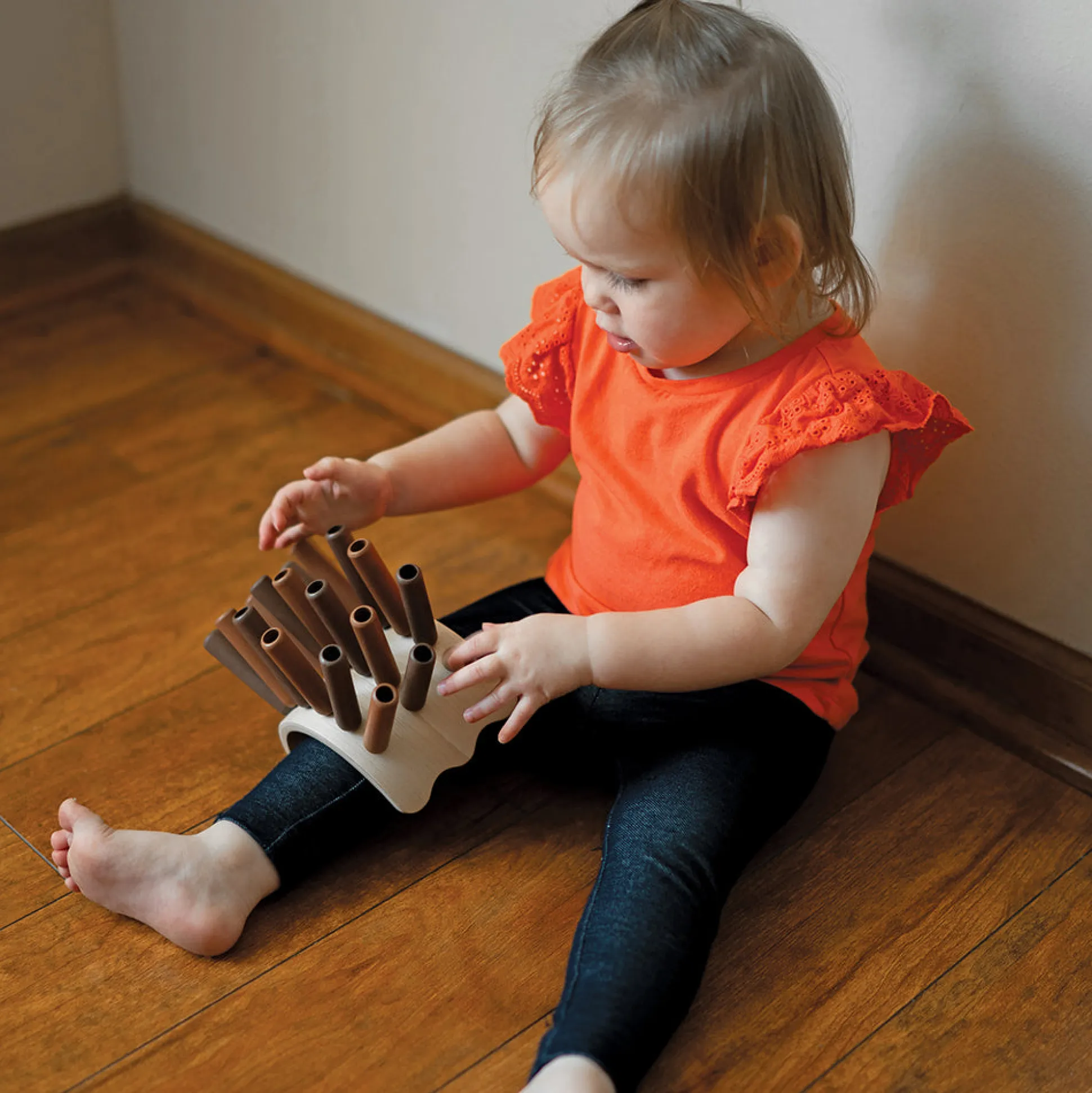 Eco-Friendly Wooden Jiggle Sticks | Sensory Play for Ages 12 Months+
