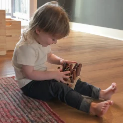 Eco-Friendly Wooden Jiggle Sticks | Sensory Play for Ages 12 Months+