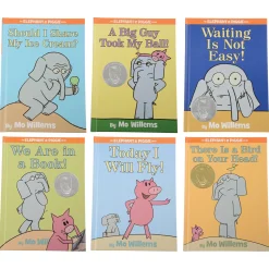 Elephant and Piggie Hardcover Book Set of 6 | Children’s Friendship & Early Literacy Story Collection