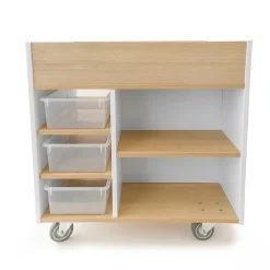 elevatED™ Art Supply Cart | Modern Mobile Art Storage Classroom Organizer