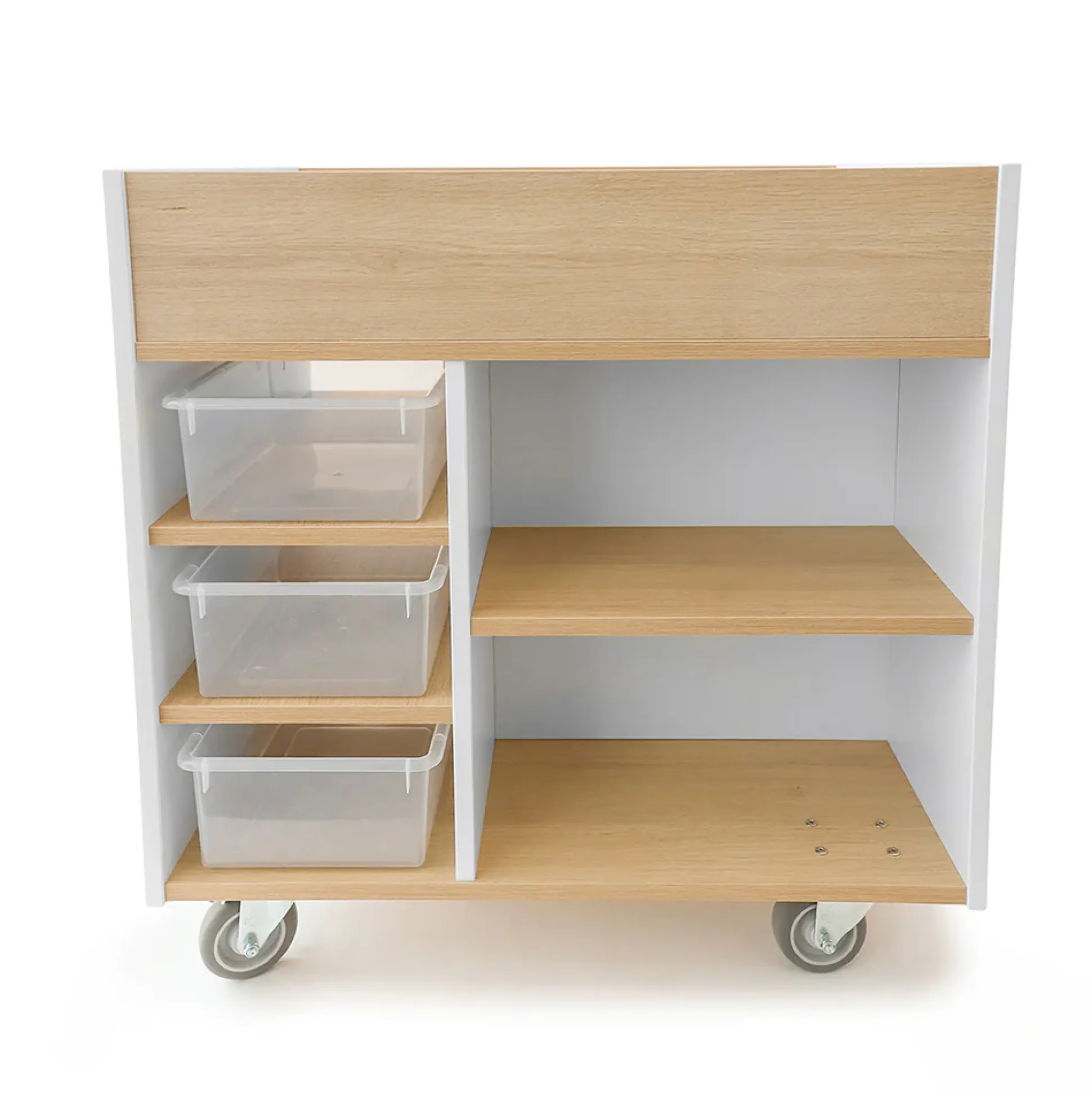 elevatED™ Art Supply Cart | Modern Mobile Art Storage Classroom Organizer