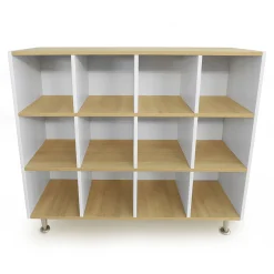 elevatED™ 12 Cubby Backpack Storage | Classroom Shelf with 12 Cubbies