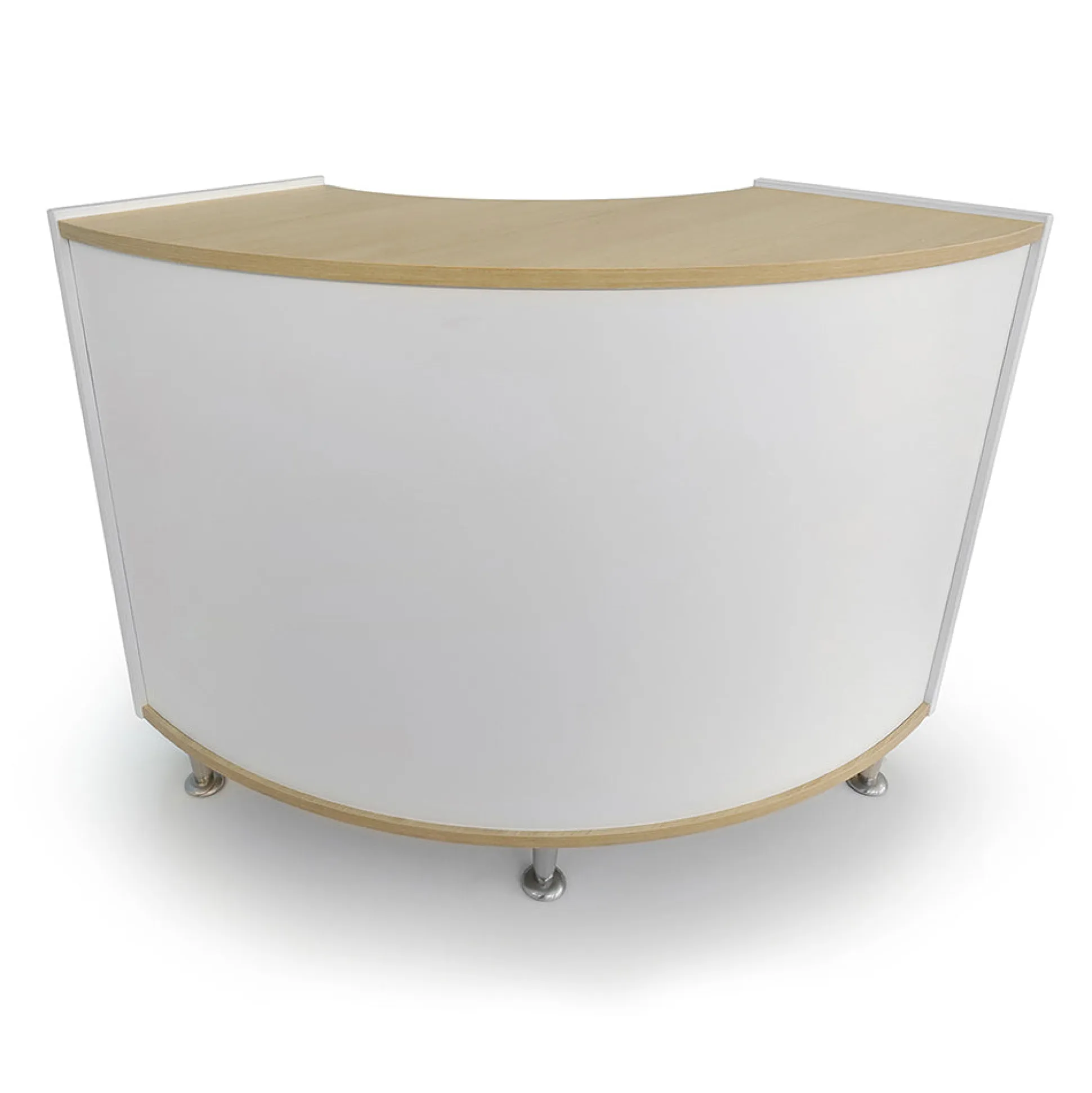 elevatED™ Curve Out Storage Cabinet | 33" High Modern Classroom Storage with Curved Back Design