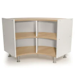 elevatED™ Curve Out Storage Cabinet | 27" High Modern Classroom Cabinet with Curved Back Design