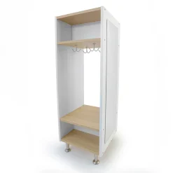 elevatED™ Dress Up Unit Station | Classroom Storage with Bench & Mirror