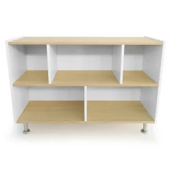 elevatED™ 33"H Open Cabinet | Classroom Storage with Five Compartments