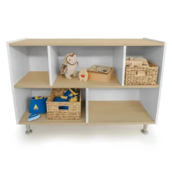 elevatED™ 33"H Open Cabinet | Classroom Storage with Five Compartments