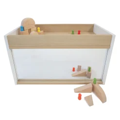 elevatED™ I-See-Me Toddler Mirror Cabinet | Shatterproof Acrylic Mirror and Built-In Storage