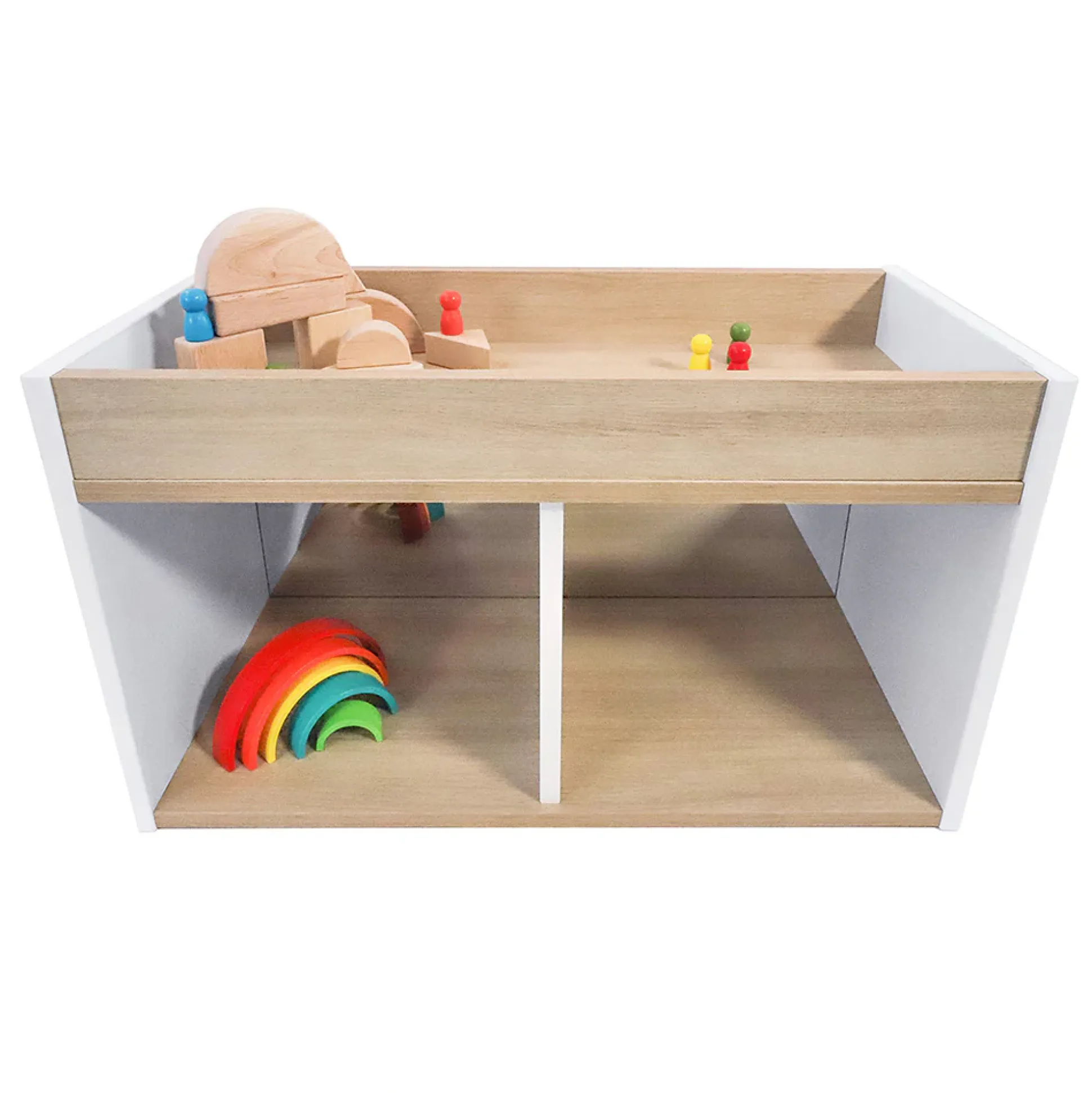 elevatED™ I-See-Me Toddler Mirror Cabinet | Shatterproof Acrylic Mirror and Built-In Storage