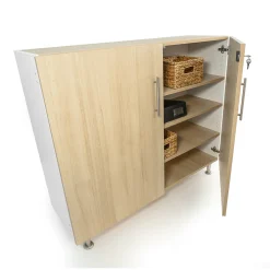 elevatED™ Lockable Wall Cabinet | Classroom Storage with Locking Doors