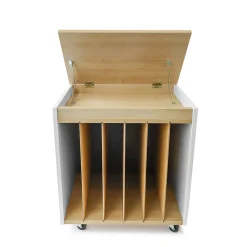 elevatED™ Mobile Big Book Holder | Classroom Book Storage with Retractable Easel