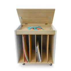 elevatED™ Mobile Big Book Holder | Classroom Book Storage with Retractable Easel